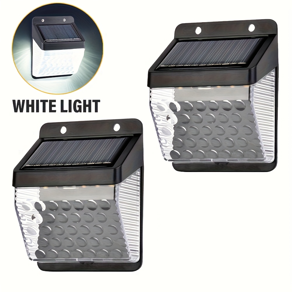 Outdoor Power Supply - LED Solarleuchte mit PIR-Bewegungssensor, Wasserdichte Solarlampe