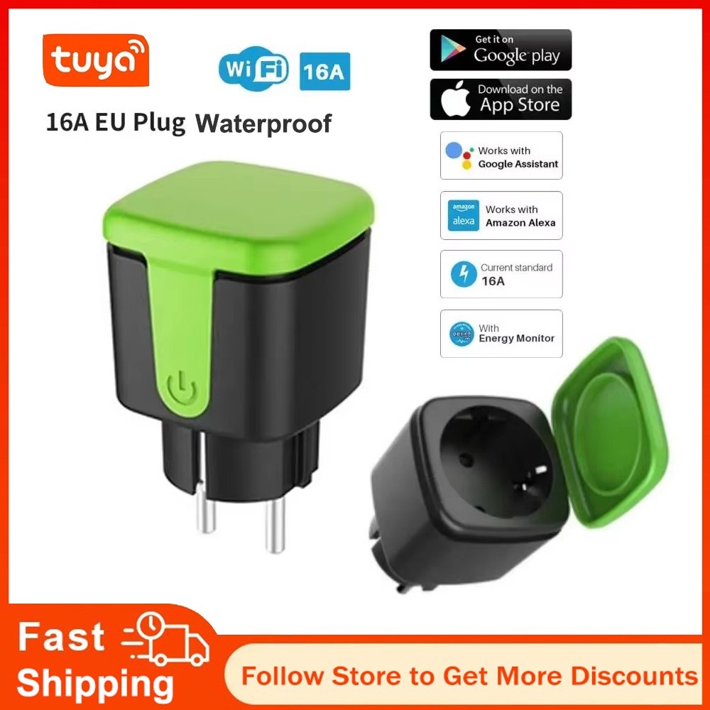 Outdoor Power Adapter - Tuya EU 16A WLAN Smart Wasserdichte