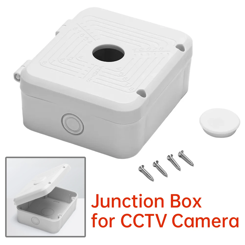 Outdoor Power Junction - Wasserdichte Anschlussdose für CCTV-Kamera, Videokabelbox, Stromversorgungskabelbox,