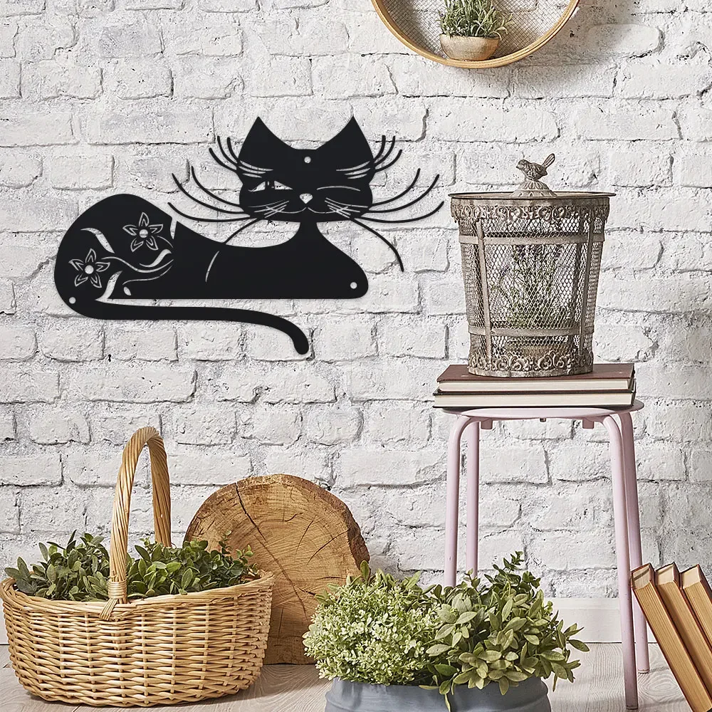 1 Stück Elegante schwarze Katz – Outdoor Powerwall Bewertung und Preis