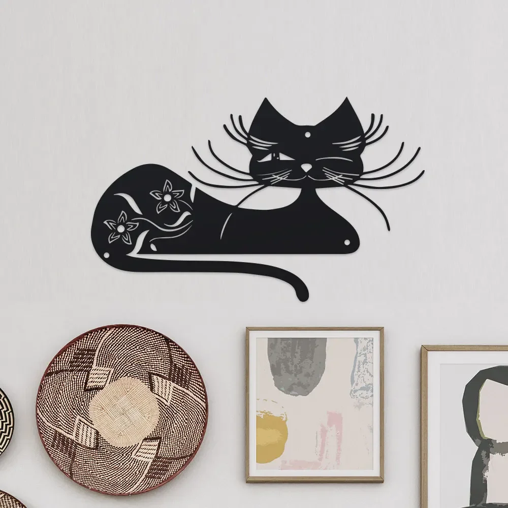 1 Stück Elegante schwarze Katz – Outdoor Powerwall Bewertung und Preis