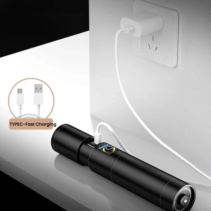 Starke LED-Taschenlampe, Typ-C – Outdoor Usb Power Supply Bewertung und Preis