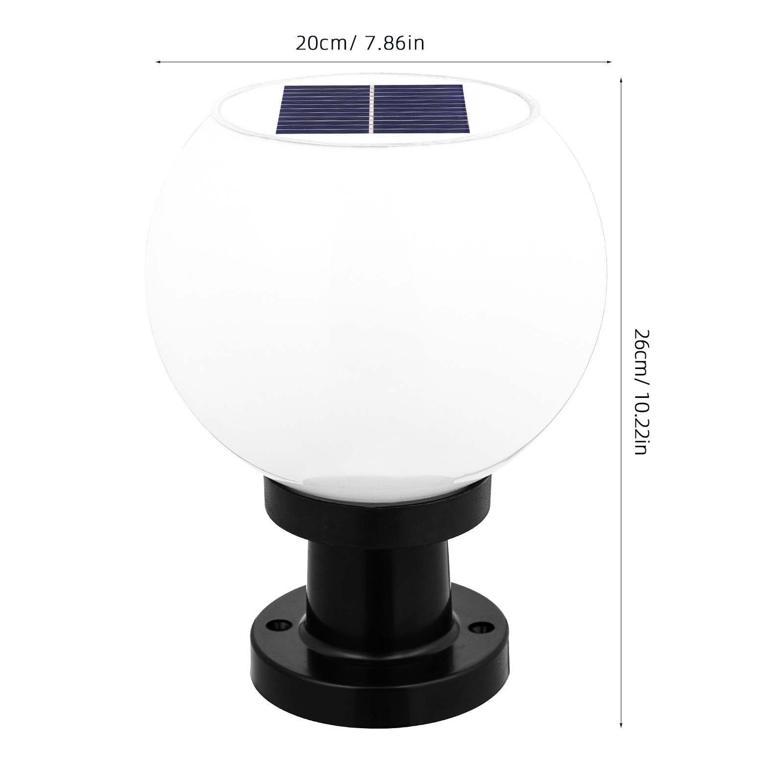 1 Solarbetriebene Runde LED-Wa – Outdoor Powerwall Bewertung und Preis