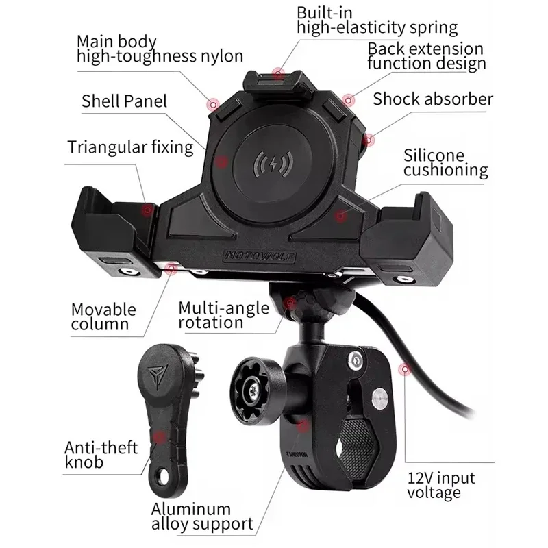 MOTOWOLF Motorrad Outdoor Stoß – Outdoor Usb Power Supply Bewertung und Preis