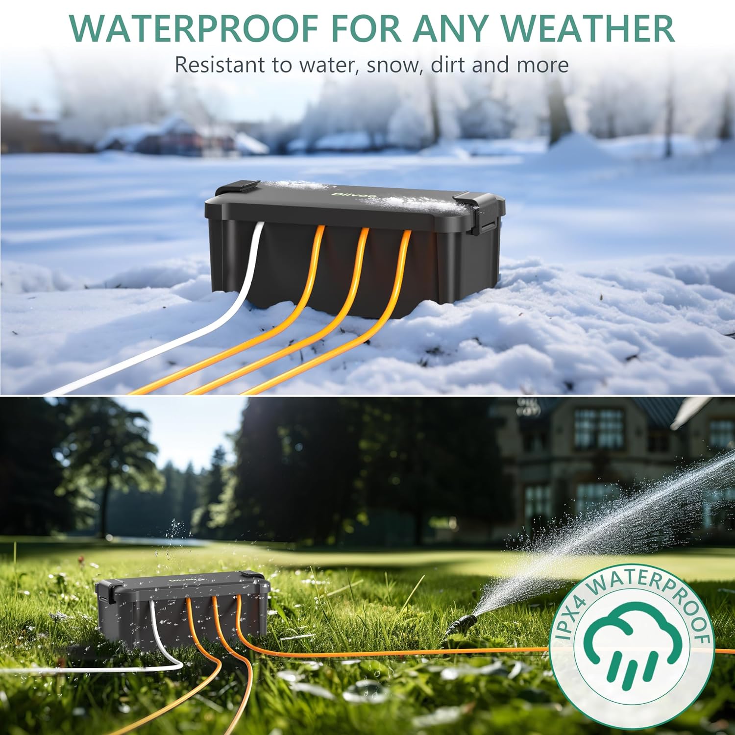 Diivoo wasserdichte Steckdosen – Outdoor Power Adapter Bewertung und Preis