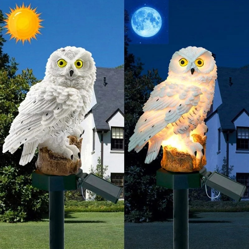 Solar-Eulen-Statue Gartenleuch – Outdoor Power Supply Bewertung und Preis