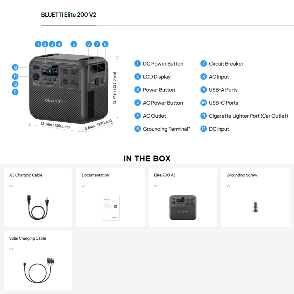 【Renew】BLUETTI Elite 200 V2 Tr – Outdoor Powerwall Bewertung und Preis